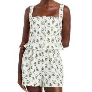 🔆Final Sale🔆 RHODE SET - Lined Linen Ari Crop Top & Shanti Short Sz 10 / 12